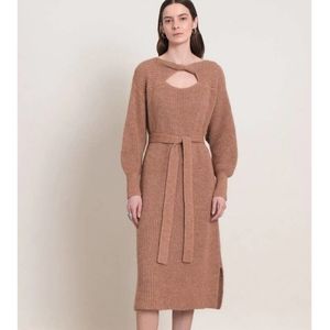 Eleven Six Beth Sweater‎ Dress made in Peru baby Alpaca, wool, polyamide   NWT